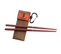 Sharplace Pliable Portable Voyage Camping s en Bois Backpacking avec Étui