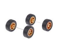Sharplace Pneu modifié à l'échelle 4x1/64, pour modèles de voitures, accessoires de voiture, adultes et enfants, or B
