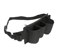 Sharplace Pochette à outils taille ceinture sac Construction outil ceinture multifonction maison nettoyage outil ceinture jardin ceinture stockage pour, noir