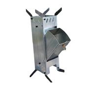 Sharplace Poêle à Bois de Camping Portable, Multifonctionnel, Pliable et Robuste, idéal pour Les en Plein air, la Cuisine et Les urgences