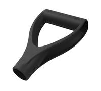 Sharplace Poignée de bêche de rechange, support de bêche léger et facile à installer, poignée en forme de D pour balais-pelles, accessoires de ratissage pour, Noir