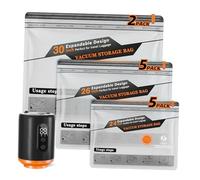 Sharplace Pompe à air électrique avec 4 Embouts, gonfleur/dégonfleur pour Matelas pneumatiques, Matelas de Piscine et Sacs de Compression sous Vide, Noir