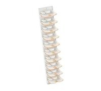 Sharplace Porte-casquettes de baseball mural moderne, peu encombrant et stable, multifonctionnel, idéal pour casquettes dans une salle de bain ou un, Blanc