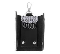 Sharplace Porte Clé Trousseau Pochette Clé Support Poche en Cuir Artificielle Homme Accessoire - Noir