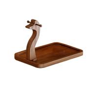 Sharplace Porte-clés en bois pour console d'entrée, plateau porte-clés, rangement pour divers objets, porte-parfum nordique stable pour commode, décoration, Style D