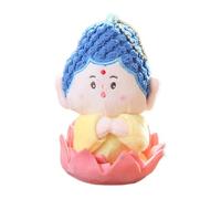 Sharplace Porte-clés en peluche à suspendre en forme de dieu, mignon et adorable, pour sac à main, sac à dos, cadeau d'anniversaire pour enfants, Bouddha