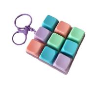 Sharplace Porte-clés mécanique pour clavier, accessoire compact pour fête, jouet pour hommes, femmes et adolescents, Style D