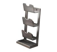 Sharplace Porte-couvercles, planche à découper, range-couverts, installation facile, organisateur multifonctionnel pour porte de placard ou mur, Gris 3 Niveaux