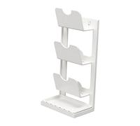 Sharplace Porte-couvercles, planche à découper, range-couverts, installation facile, organisateur multifonctionnel pour porte de placard ou mur, Blanc 3 Niveaux