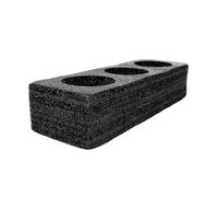 Sharplace Porte-gobelet à emporter, plateau porte-gobelet en mousse, emballage de boissons, outil de livraison, porte-bouteille de tasse à café pour Restaurant, Trois trous