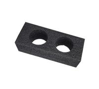 Sharplace Porte-gobelet à emporter, plateau porte-gobelet en mousse, emballage de boissons, outil de livraison, porte-bouteille de tasse à café pour Restaurant, Deux trous