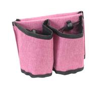 Sharplace Porte-gobelet de Voyage pour Bagages, Porte-Boissons, Accessoires de Bagages, Porte-Boissons, Cadeau pour Voyageurs et touristes, Rose Rouge