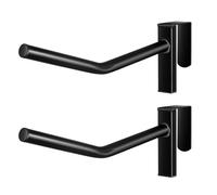 Sharplace Porte-Selle pour Cheval, 2 pièces, Support Mural Amovible pour couvertures de Cheval, Barre Simple pour remorques d'accessoires équestres, Noir