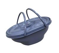 Sharplace Pot de chambre portable avec couvercle hermétique et poignée, siège de toilette mobile pour chambre à coucher, voiture, maison, patient
