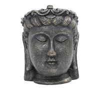 Sharplace Pot de Fleurs en Forme de tête de Bouddha - Idéal pour Bureau, Jardin, Balcon ou, 8 Cm X 9.2 Cm X 11.4 Cm