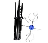 Sharplace Potences pour perfusion intraveineuse avec crochet, hauteur réglable, rétractable, pliable, portable, support au sol, support pour sac intraveineux,