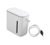 Sharplace Poubelle avec couvercle, grande capacité, avec seau à marc de thé et double compartiment, idéale pour chambre d'étudiant, maison ou salon.