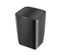 Sharplace Poubelle électrique Poubelle sans contact 15L peu encombrante à induction intelligente pour salon chambre, noir