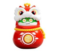 Sharplace Poupée à visage changeant, jouet oscillant, poupée qui se redresse, petit jouet de bureau pour les fêtes à la maison, Noël et autres occasions, Rouge