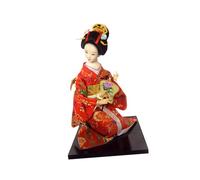 Sharplace Poupée japonaise traditionnelle en kimono de geisha asiatique, centre de table, objet de collection pour meuble de bureau ou maison, cadeau