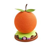 Sharplace pour Chaton, Boule à gratter pour Chat, Design Unique et Amusant, Arbre à recouvert de sisal, griffoir pour pour l'exercice, Orange