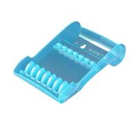 Sharplace Présentoir à ciseaux de salon, étui robuste et professionnel, présentoir pour ciseaux de coupe de cheveux, boîte de rangement pour coiffeurs, Bleu Clair