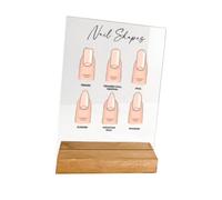 Sharplace Présentoir de nail art pour salon de manucure, présentoir de présentation de couleurs et d'échantillons de pointes
