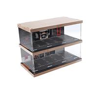 Sharplace Présentoir de voiture moulé sous pression, Diorama de, présentoir de Parking, Protection avec scène de Parking pour voitures jouets, 1/64, 2 couches