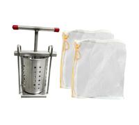 Sharplace Presse-légumes, extracteur d'eau pour farce à raviolis et tartes, manuel créatif et facile à nettoyer en acier inoxydable, Filtre 1.2 L à 2 Compartiments