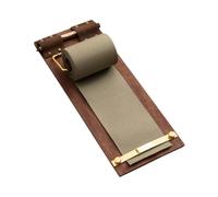 Sharplace Presse-papiers, livre d'or, porte-menu, format de poche, bloc-notes portable à suspendre pour serveur, carnet de serveuse pour bureaux et, T-shirt Vert