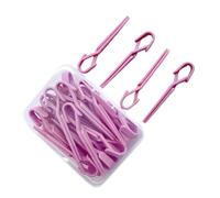 Sharplace Protecteur de vernis à ongles pour les doigts, courbe en C facile pour la peinture, protecteur d'ongles en acrylique portable, accessoires, Rose