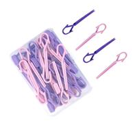 Sharplace Protecteur de vernis à ongles pour les doigts, courbe en C facile pour la peinture, protecteur d'ongles en acrylique portable, accessoires, Mauve Rose