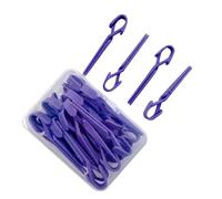 Sharplace Protecteur de vernis à ongles pour les doigts, courbe en C facile pour la peinture, protecteur d'ongles en acrylique portable, accessoires, Violet