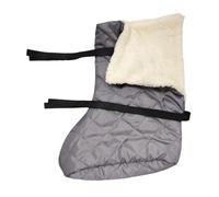 Sharplace Protection pour plâtre de jambe, coupe-vent, thermique, manchon souple pour plâtre de pied, bas de protection pour personnes âgées, usage extérieur et, Gris Court