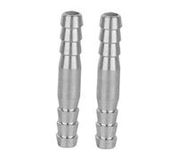 Sharplace Raccord de Tuyau Rond en Acier Inoxydable 304 de qualité supérieure pour Outils pneumatiques et compresseurs d'air, 2 pièces, 8 Mm X 50 Mm