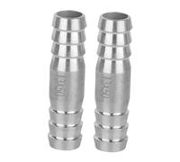 Sharplace Raccord de Tuyau Rond en Acier Inoxydable 304 de qualité supérieure pour Outils pneumatiques et compresseurs d'air, 2 pièces, 13 Mm X 50 Mm