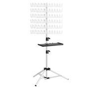 Sharplace Rack de cheveux tressé réglable Hauteur réglable Rack de tresse de position pour les coiffeuses Hair Extender Helder For Braiding Hair, Blanc