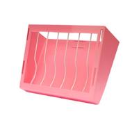 Sharplace Rack de mangeoires de Foin Lapin Accessoires Hut Container Hay Installation Minimizing déchets pour Petit Animal Bunny, Rose