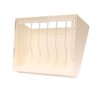 Sharplace Rack de mangeoires de Foin Lapin Accessoires Hut Container Hay Installation Minimizing déchets pour Petit Animal Bunny, Beige