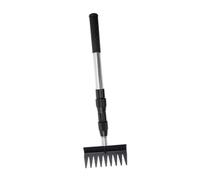 Sharplace Ramasse-crottes en métal, Pelle à litière, Accessoires pour poulailler, poignée réglable, Acier Inoxydable, Râteau