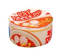 Sharplace Ramen Lit pour Chat Nid pour Chat Lavable Amovible Confortable Forme de Nouilles instantanées Maison pour Chat Lit pour Chat pour Petits, Moyens et, Extra Large