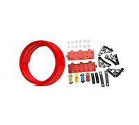 Sharplace Rampe de course flexible pour voitures moulées sous pression, kit de démarrage, design long, multifonctionnel, piste de course à monter soi-même, Rouge 4m