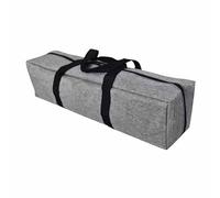 Sharplace Rangement Gris pour Poteau canopée, Sport zippé, Rangement pour équipement Camping en Plein air, pour Tapis trépied, Coussin, 70x15x15cm