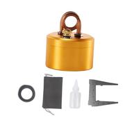 Sharplace Réchaud de Camping à Alcool avec Sac de Rangement, Mini-Four Compact et Efficace pour Barbecue, Cuisson du thé et Autres activités culinaires en Plein, Or