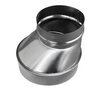 Sharplace Réducteur de conduit, adaptateur de tuyau de ventilation, raccord de raccordement d'augmentation de conduit de cuisine et de salle de bain pour