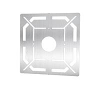 Sharplace Règle pour siphon de sol en acier inoxydable épais, antirouille, robuste, pratique et légère, gabarit de traçage, échelle architecturale, Petit Trou D'ouverture