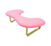 Sharplace Repose-mains professionnel pliable pour nail art, incliné à 15°, design ergonomique, idéal comme cadeau pour femme, Rose