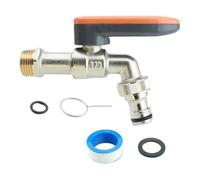 Sharplace Robinet extérieur avec Verrouillage à Combinaison. Système de Verrouillage Multifonctionnel pour l'arrosage et Le Nettoyage. Robuste.