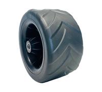 Sharplace Roue de Chariot increvable 7 Pouces, Roue pivotante Pleine multifonctionnelle pour Chariot de Camping, brouette, pièces Utilitaires, Style A