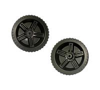 Sharplace Roues de gril 2x outil 20x5cm, accessoire léger, pièces de rechange, brouette de jardin anti-poussière, roue universelle de remplacement 8 pouces